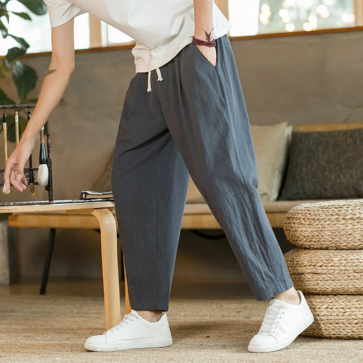 Mario - Pantalon en lin d'été
