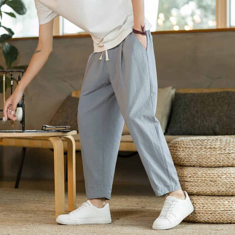 Mario - Pantalon en lin d'été