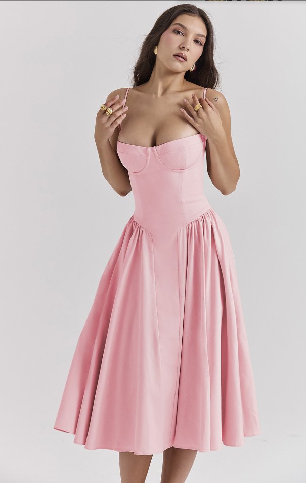 Robe d'automne aérée pour femme, style corsage