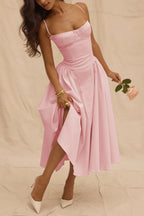 Robe d'automne aérée pour femme, style corsage