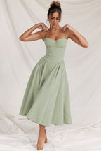 Robe d'automne aérée pour femme, style corsage