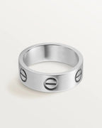 Aria - Bague unisexe Argent Taille 1 Alliage de zinc