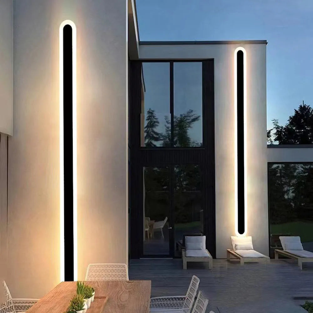 Modern waterproof LED wall light