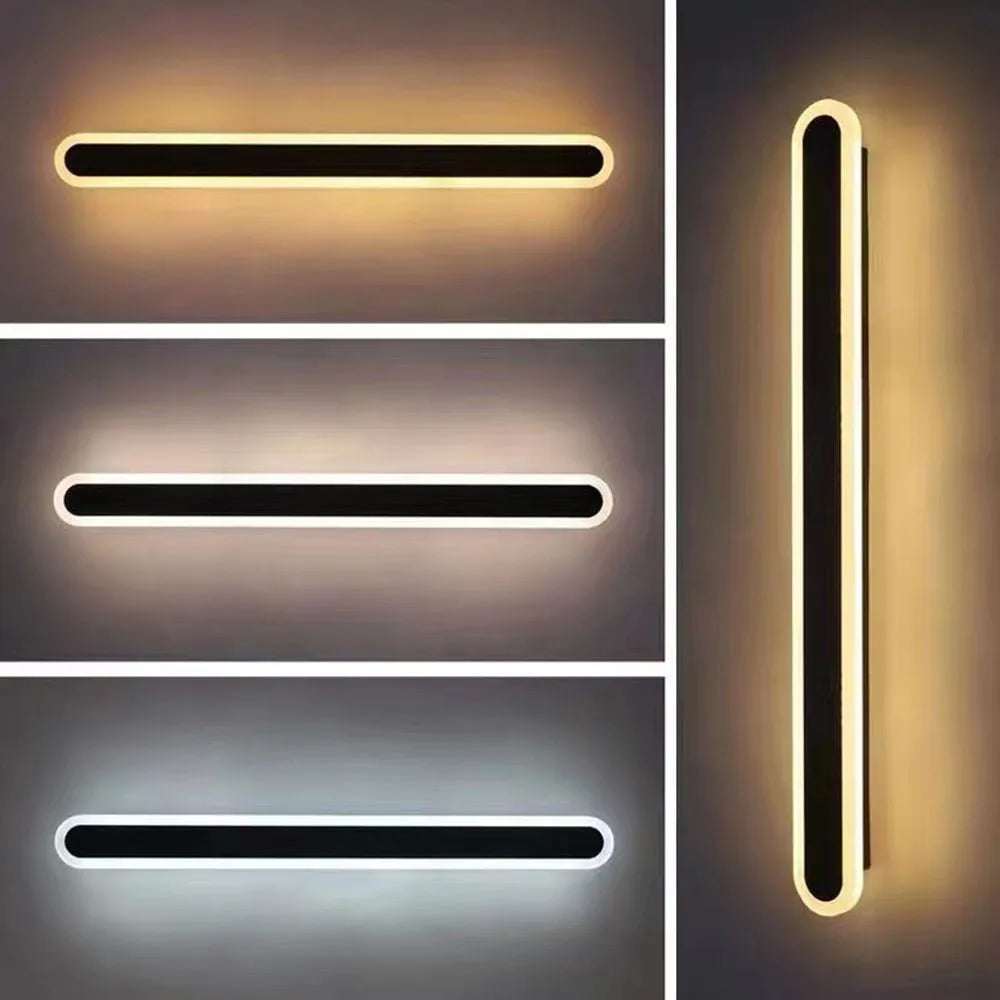 Modern waterproof LED wall light
