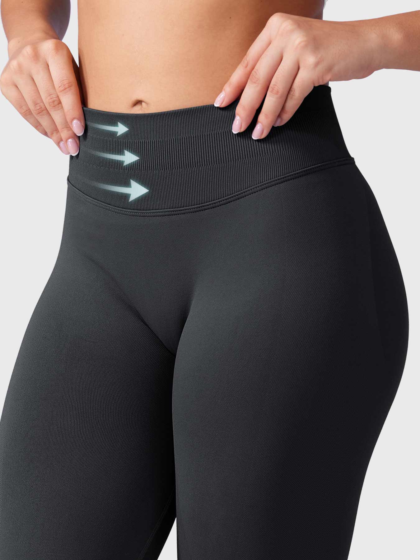 Leggings sculptants sans coutures – Coupe haute intensité et tissu évacuant l'humidité