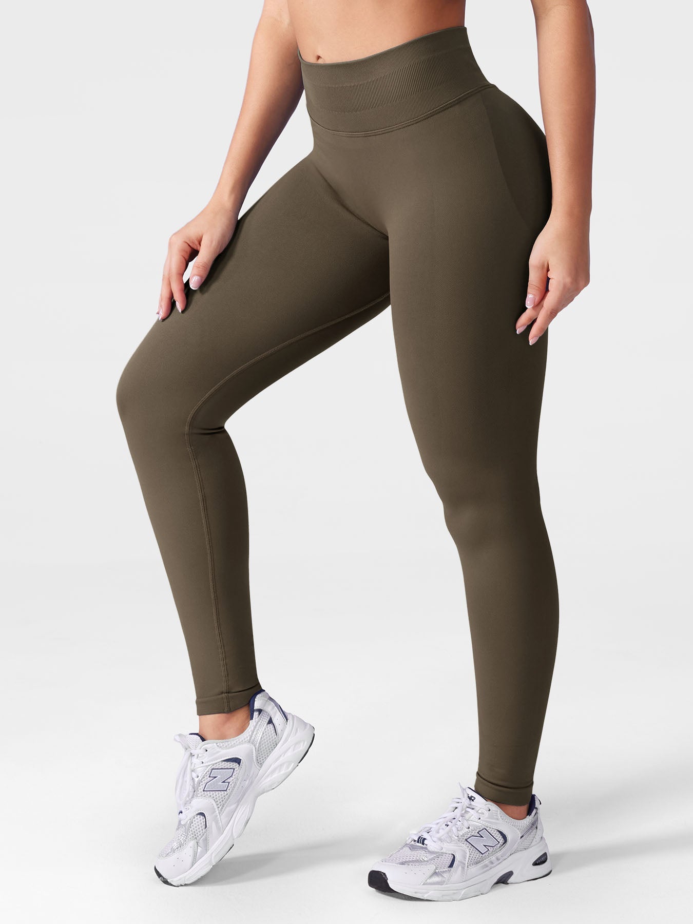 Leggings sculptants sans coutures – Coupe haute intensité et tissu évacuant l'humidité