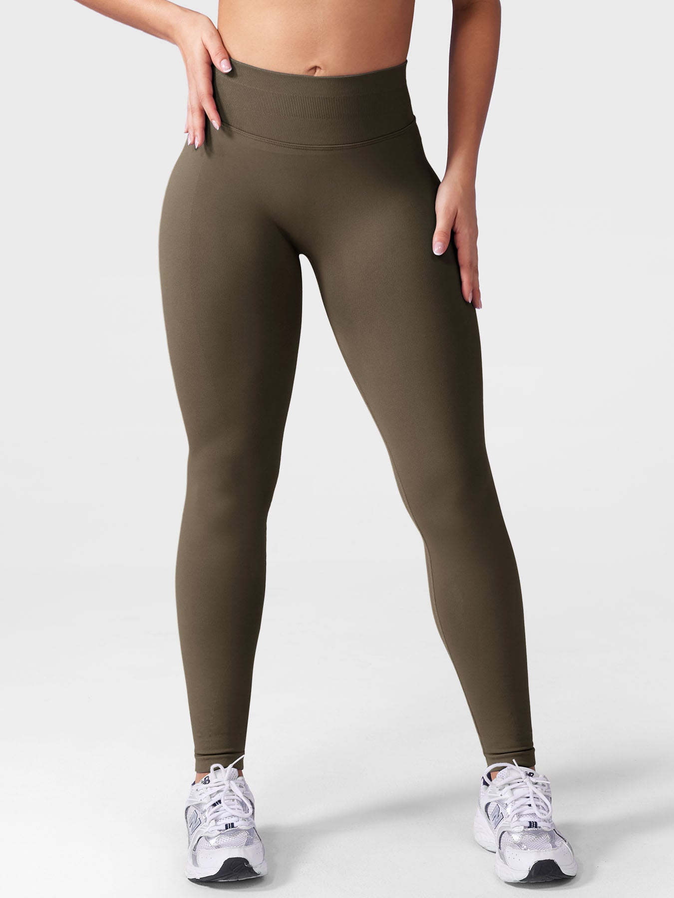 Leggings sculptants sans coutures – Coupe haute intensité et tissu évacuant l'humidité