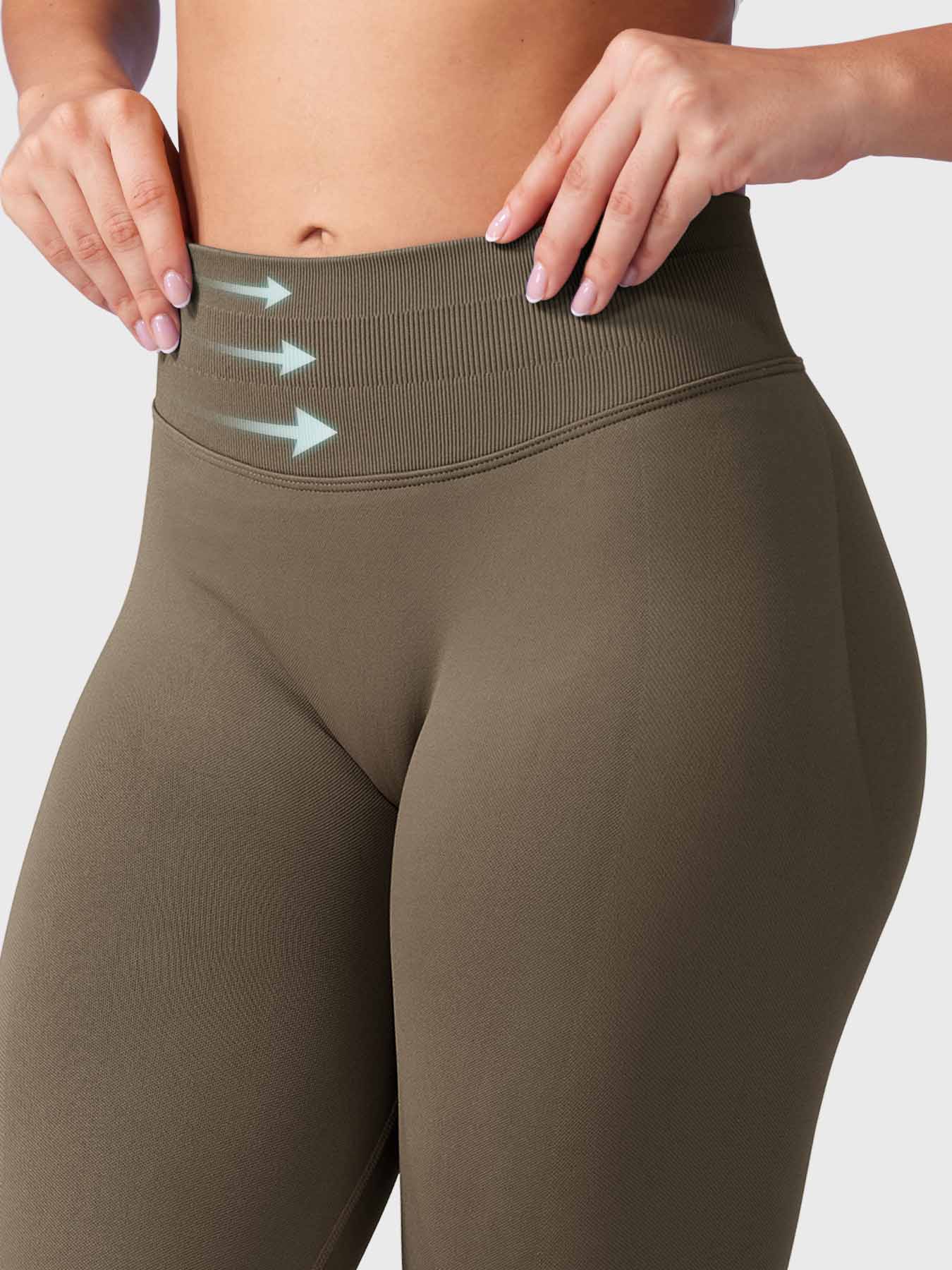 Leggings sculptants sans coutures – Coupe haute intensité et tissu évacuant l'humidité
