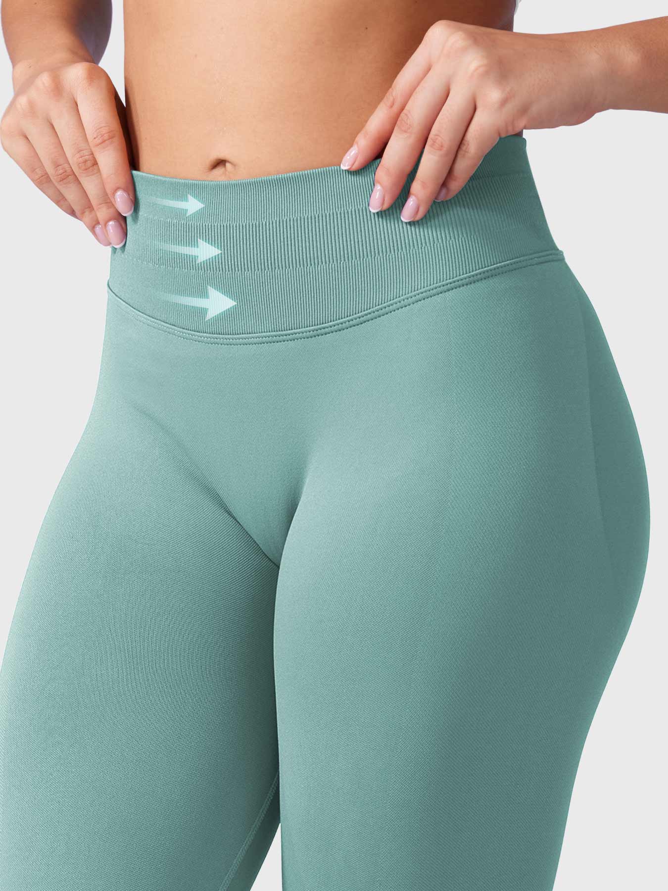 Leggings sculptants sans coutures – Coupe haute intensité et tissu évacuant l'humidité