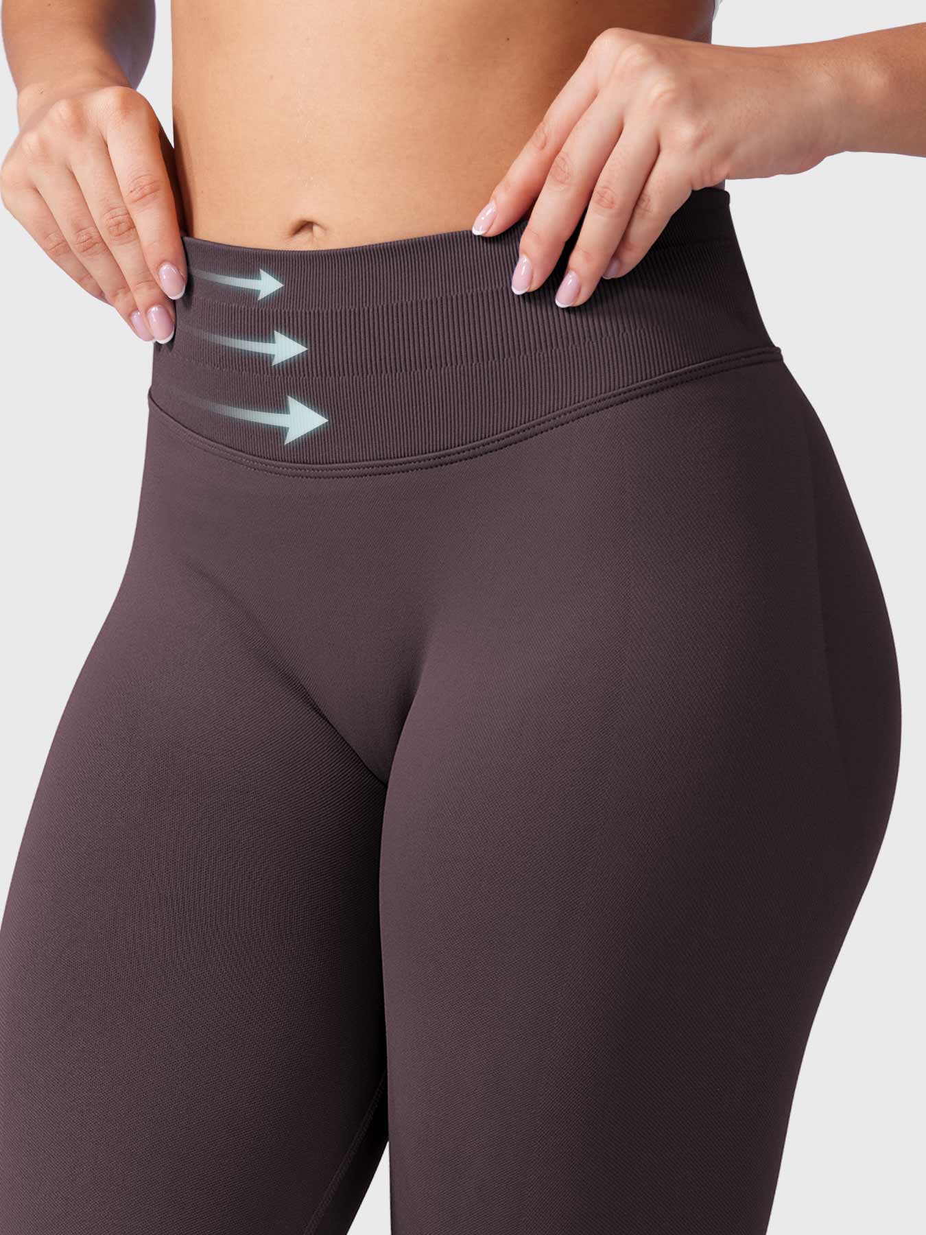 Leggings sculptants sans coutures – Coupe haute intensité et tissu évacuant l'humidité