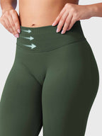 Leggings sculptants sans coutures – Coupe haute intensité et tissu évacuant l'humidité